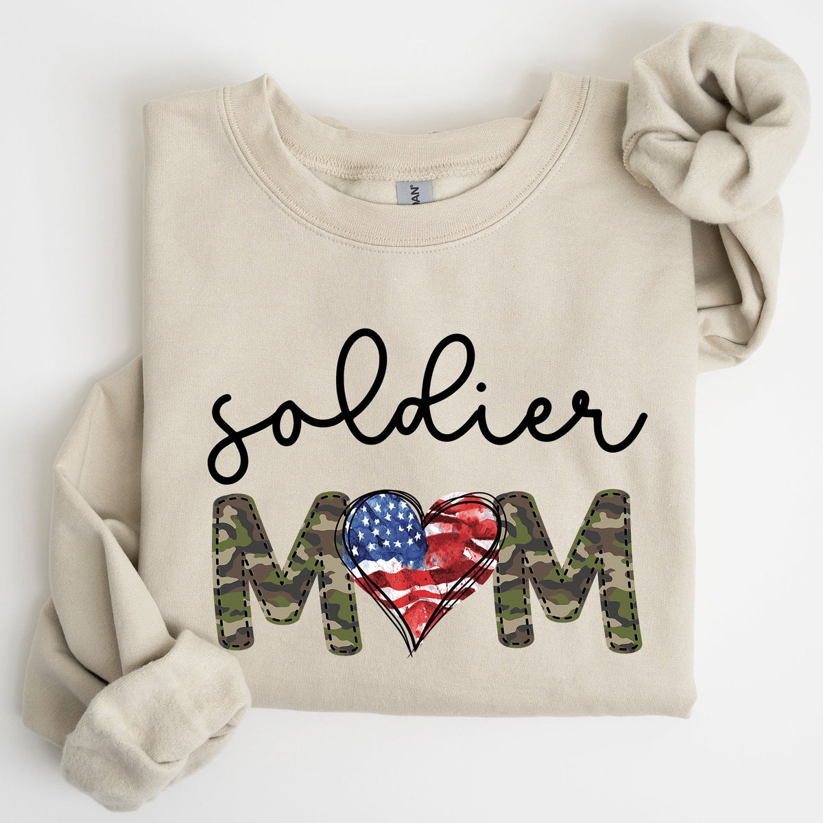 Soldier Mom Military Armed Forces Proud Mama Of A Hero Mother's Day Edition Sweatshirt