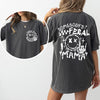 Somebody's Feral Mama Bold Statement And Whimsical Meme Edition Deluxe Comfort Colors Tee