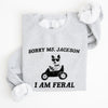 Sorry Ms Raccoon Meme Expression Of Internet Humor And Quirky Reactions Sweatshirt
