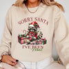 Sorry Santa, I've Been Feral Raccoon With Presents For Christmas Holiday Sweatshirt