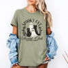 Spooky Cat Social Club Halloween Ghosts Witch Vintage Limited Edition Graphic Tee