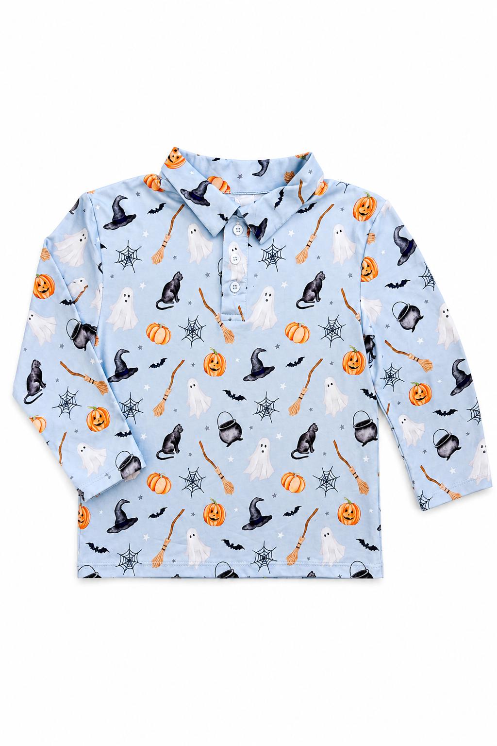 Spooky Season L/S Polo