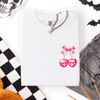Spooky Skull Cherries Coquette Halloween Skeleton Limited Edition Comfort Colors Tee