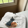Spooky Cat Crewneck – Vintage Wash Halloween Cat Sweatshirt