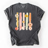 Spring Floral Brush Strokes Comfort Colors Tee