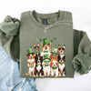 St Patrick's Dogs Adorable St Patrick's Day Shamrock Clover Lucky Leprechaun Sweatshirt