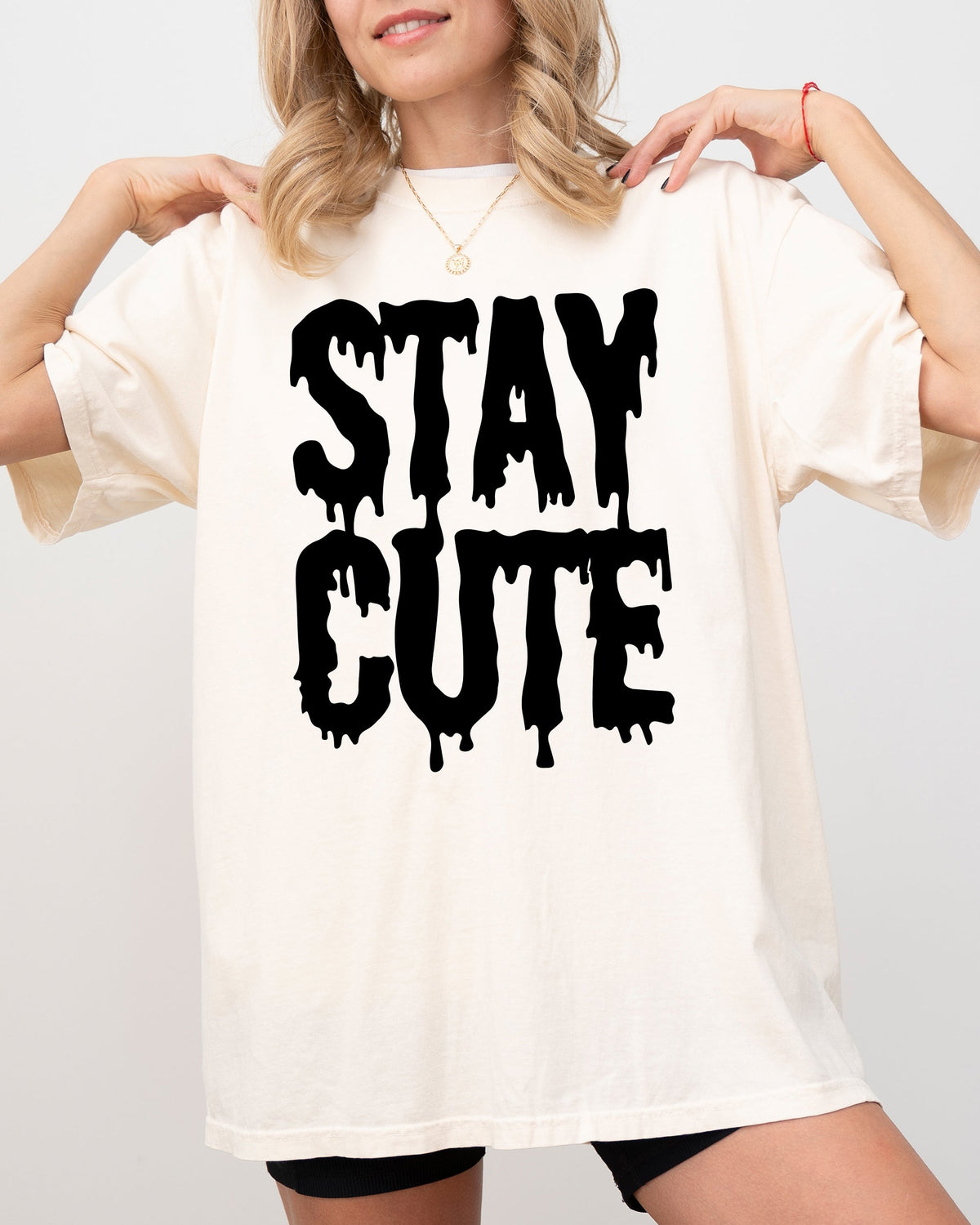 Stay Cute Spooky Creepy Halloween Exclusive Graphic Edition For Haunted Wardrobe Collection Comfort Colors Tee