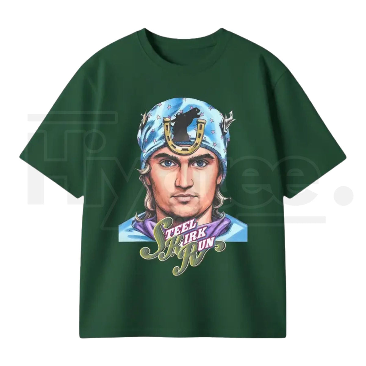 "Steel Kirk Run" Kirky Joestar – Anime Crossover Parody Graphic Top