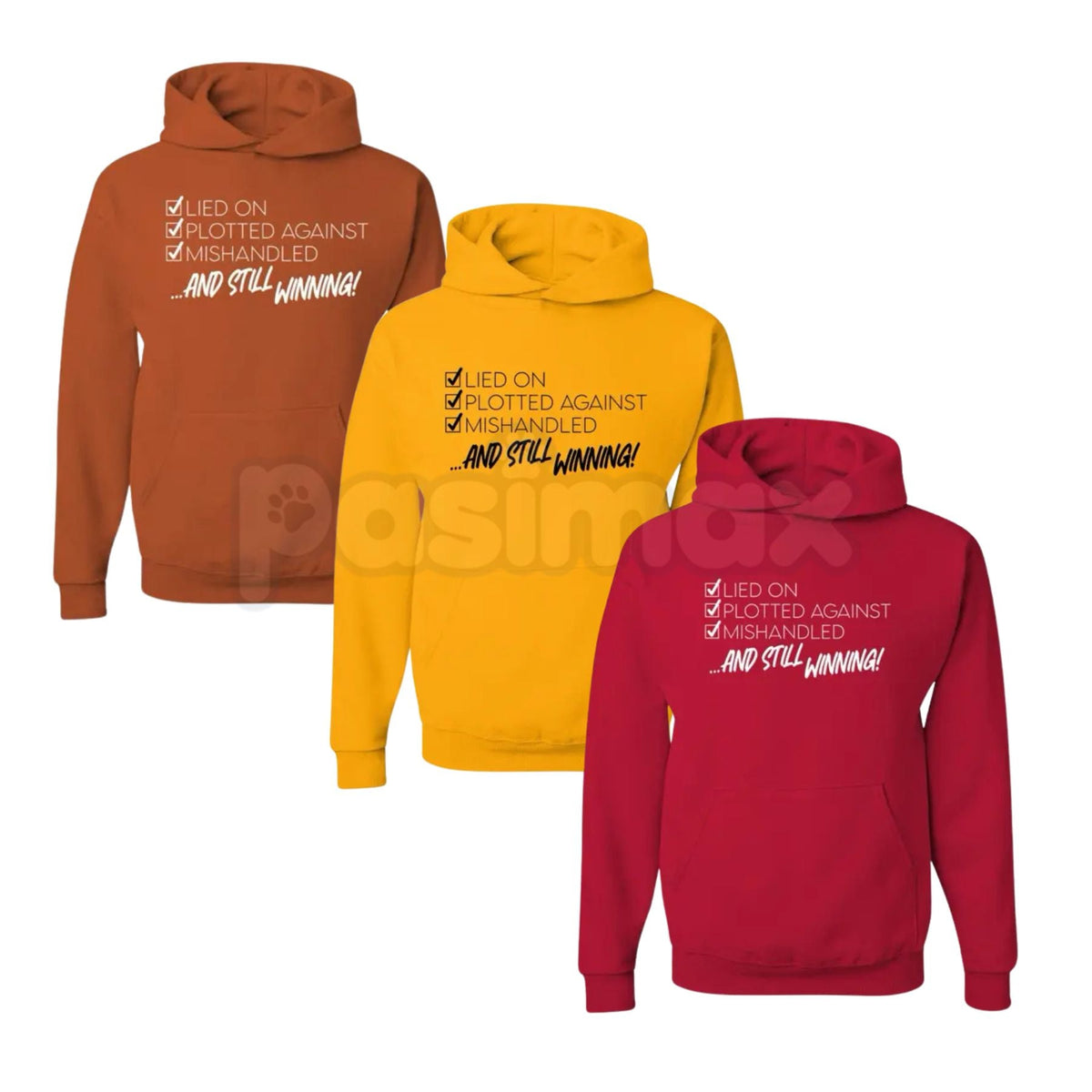 Still Winning Resilience Hoodie – Motivational Statement Streetwear, Lied On Plotted Against Graphic Pullover, Unisex Urban Apparel