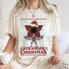 Stranger Christmas Merry Upside Down Classic T-Shirt – Retro 80s Sci-Fi Xmas Jumper