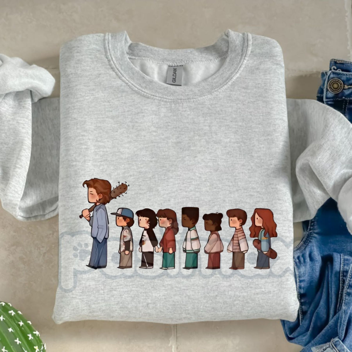 Stranger Steve and Seven Dwarfs Shirt Sweatshirt | Funny Stranger Things Disney Mashup Jumper | Steve Harrington Pop Culture Gift