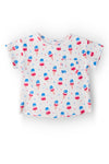 Summer Sweets Ruffle Pocket Tee