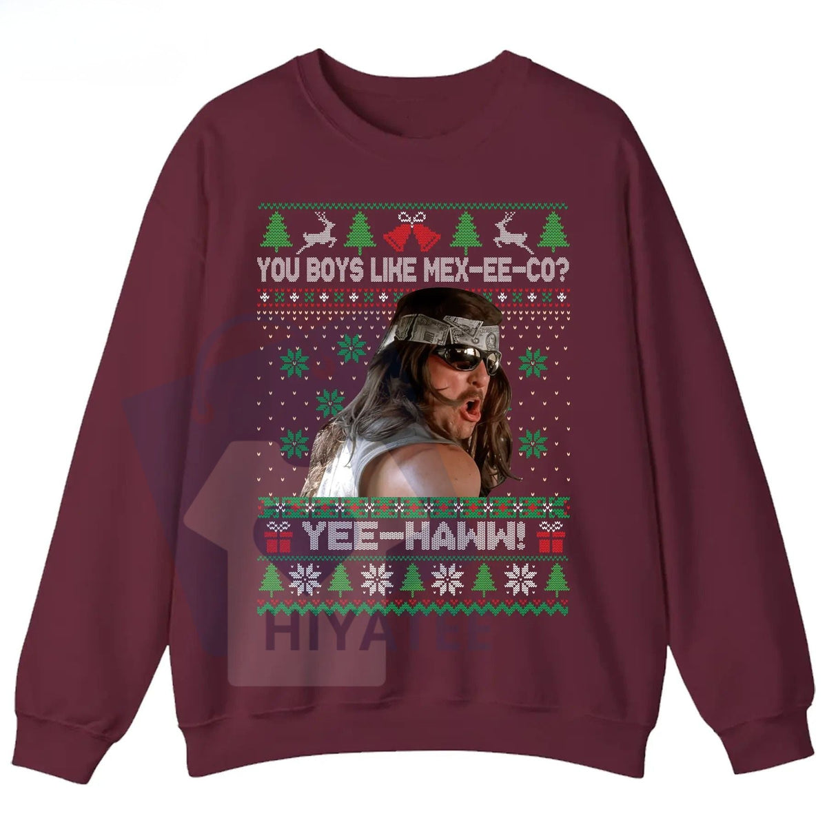 Super Troopers Ugly Sweatshirt: "You Boys Like Mexico" Steve Lemme Quote Shirt