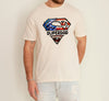 Superdad Father's Day USA Patriot Edition For Dads Who Lead With Heart And Hard Work Comfort Colors Tee