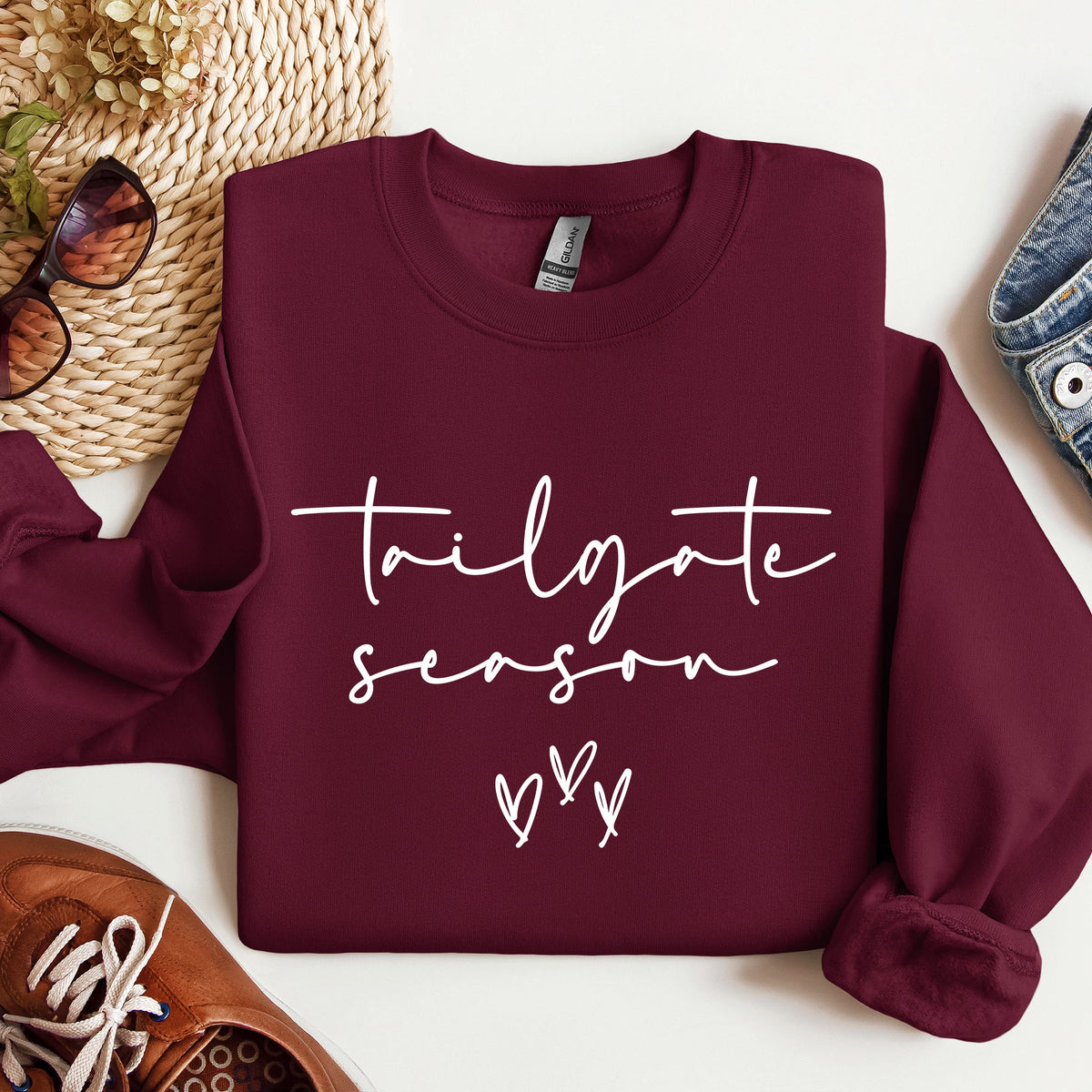 Tailgate Season Cozy Football Game Day Big Game Touchdown Tailgate Party Sweatshirt