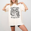 Take No Shit Angel Be Kind Meme Quote Bold Attitude Statement For Everyday Wear And Confidence Comfort Colors Tee