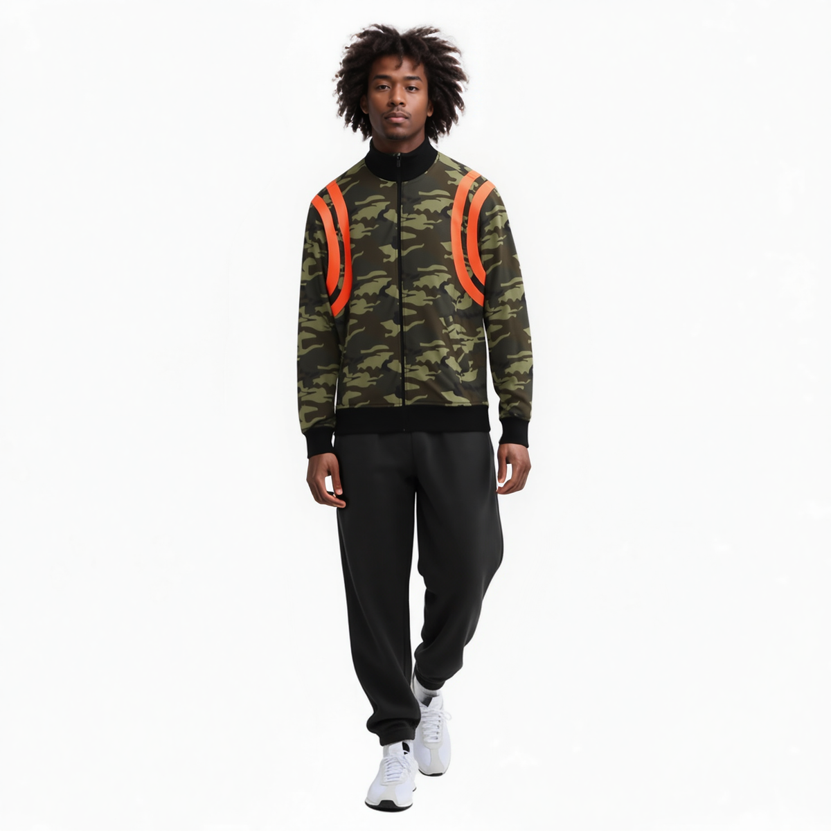 Blank State Men's Track Jacket in Camo