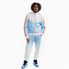 Blank State Men's Retro Swishy Track Jacket in Sky Blue