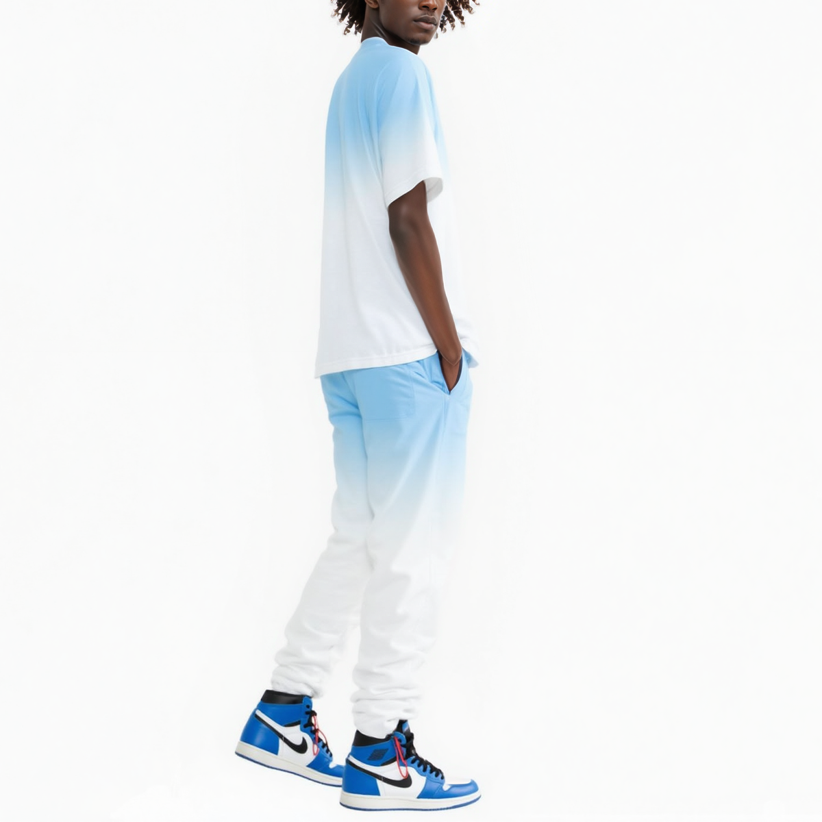 Blank State Men's 3 Stopper Swishy Pants in Ice Blue