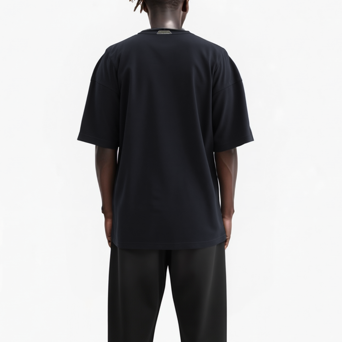 Konus Men's Oversized Vulture Graphic Tee in Black