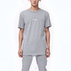 Men's Side Seam Tape Short Sleeve Tee in Heather Grey