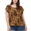 Pleione Women's Leopard Print Top