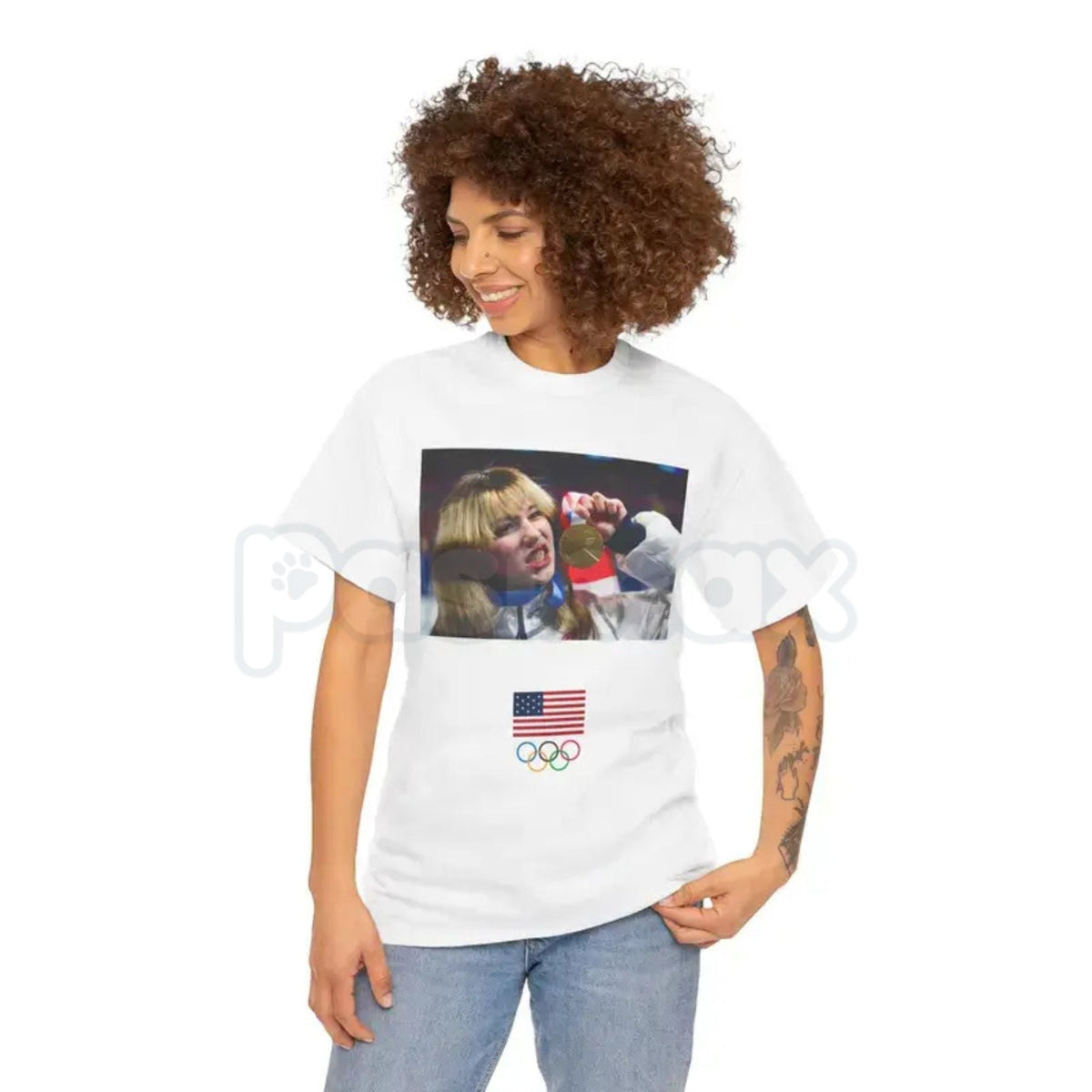 Team USA Olympics American Flag T-Shirt - Official Style Olympic Rings Graphic Tee, Premium 100% Cotton Team USA Fan Top, United States Olympic Committee Inspired Apparel, Patriotic Summer & Winter Games Shirt, Classic USA Pride Sportswear