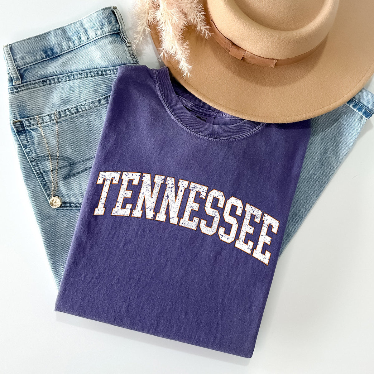Tennessee Football Tailgate Party Game Day University Pride Statewide Edition Comfort Colors Tee