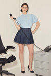 LOVESONG IN DENIM SKORT