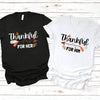 EXPEDITE to Receive in Time - Thankful For Her/Him Valentines Couple V-Neck