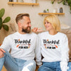 Thankful For Her/Him Valentines Couple Sweatshirt – Cute Matching Holiday Crew Neck