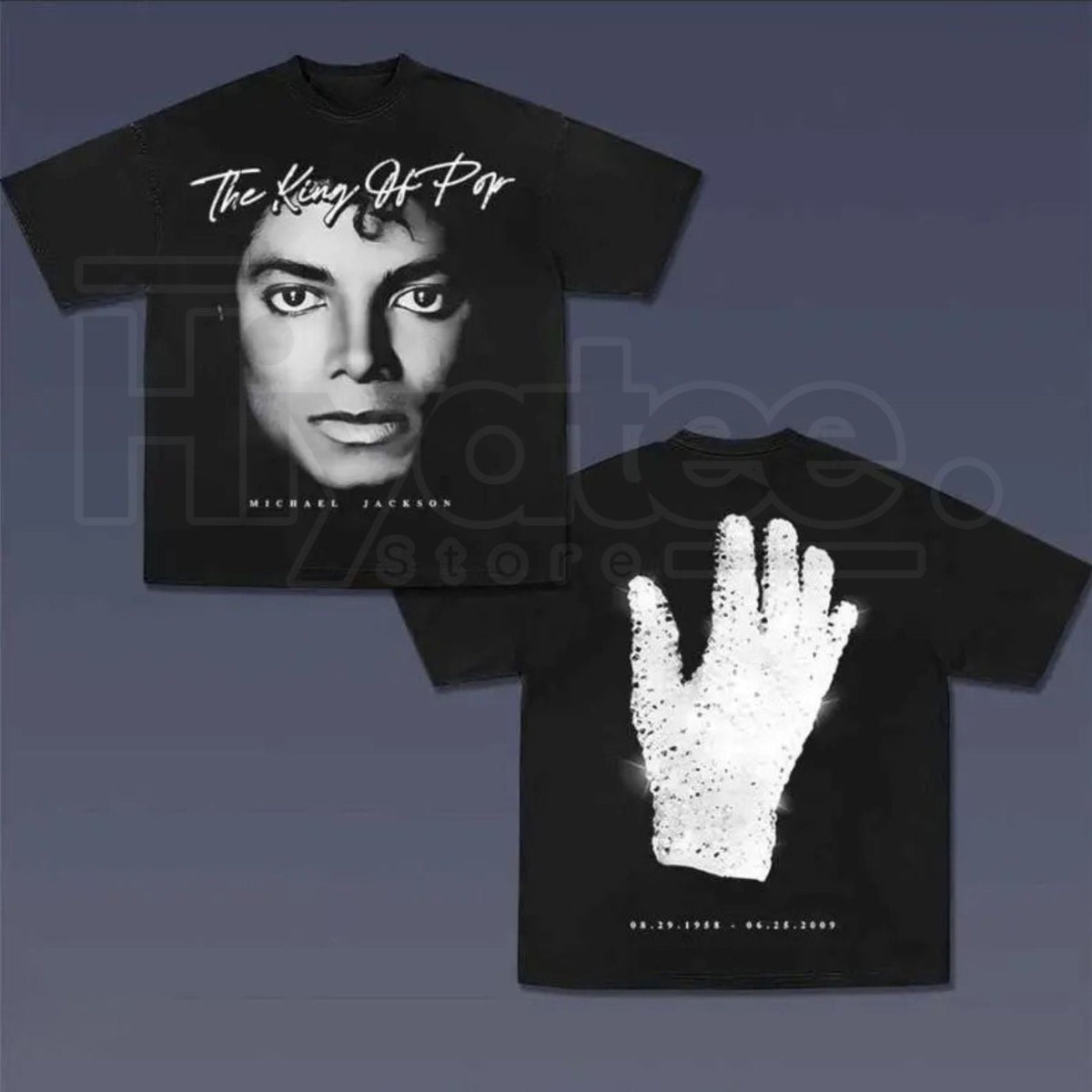 "The Icon Glove" – MJ Vintage Pop Music Retro Graphic Top