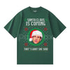 The Office Christmas Vintage T-Shirt - Michael Scott Santa Claus Meme Tee, Funny Holiday TV Show Gift, Unisex Dunder Mifflin Apparel