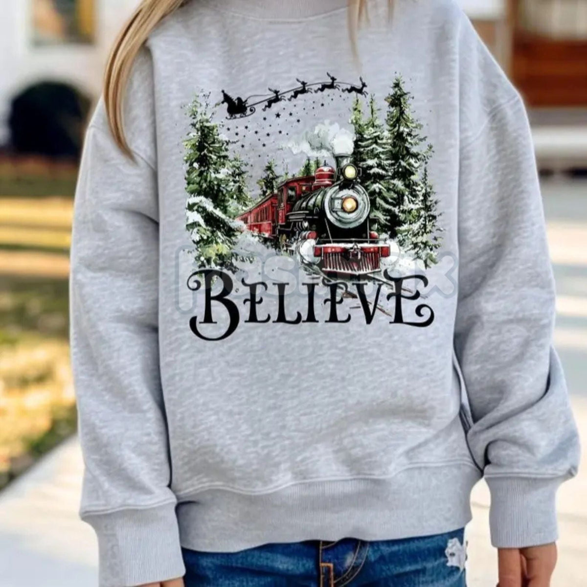 The Polar Express Believe Christmas Sweatshirt – Nostalgic Holiday Gift