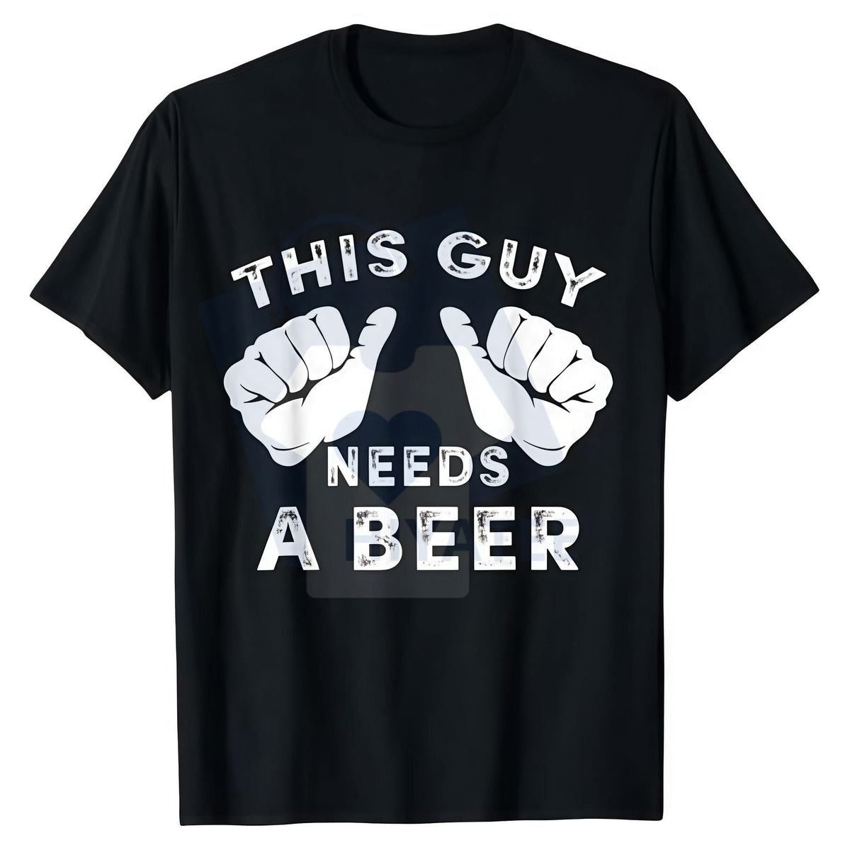 "This Guy Needs A Beer" T-Shirt – Funny Men's Drinking Gift Golf Tee