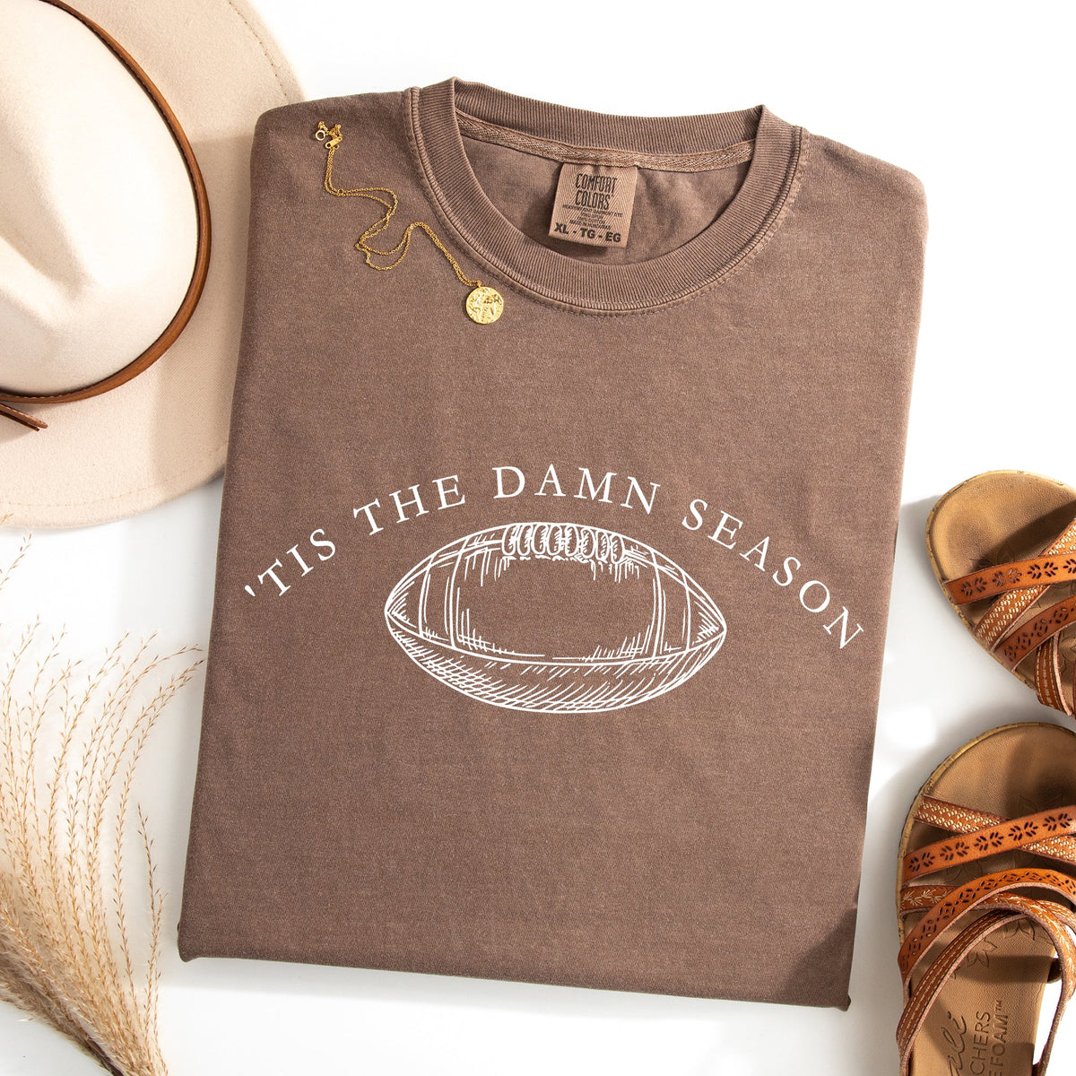 Tis The Damn Season Football Tailgate Party Limited Edition Collectible Comfort Colors Tee