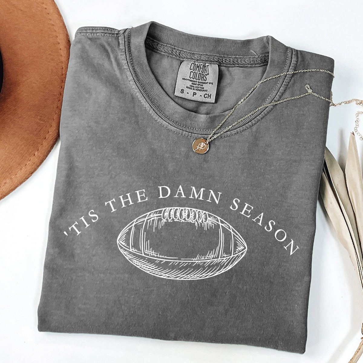 Tis The Damn Season Football Tailgate Party Limited Edition Collectible Comfort Colors Tee