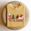 Tis The Season Christmas Football Santa Tree Coffee Winter Xmas Comfort Colors Tee