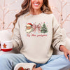 Tis The Season, Santa, Christmas Tree Graphic Sweatshirt