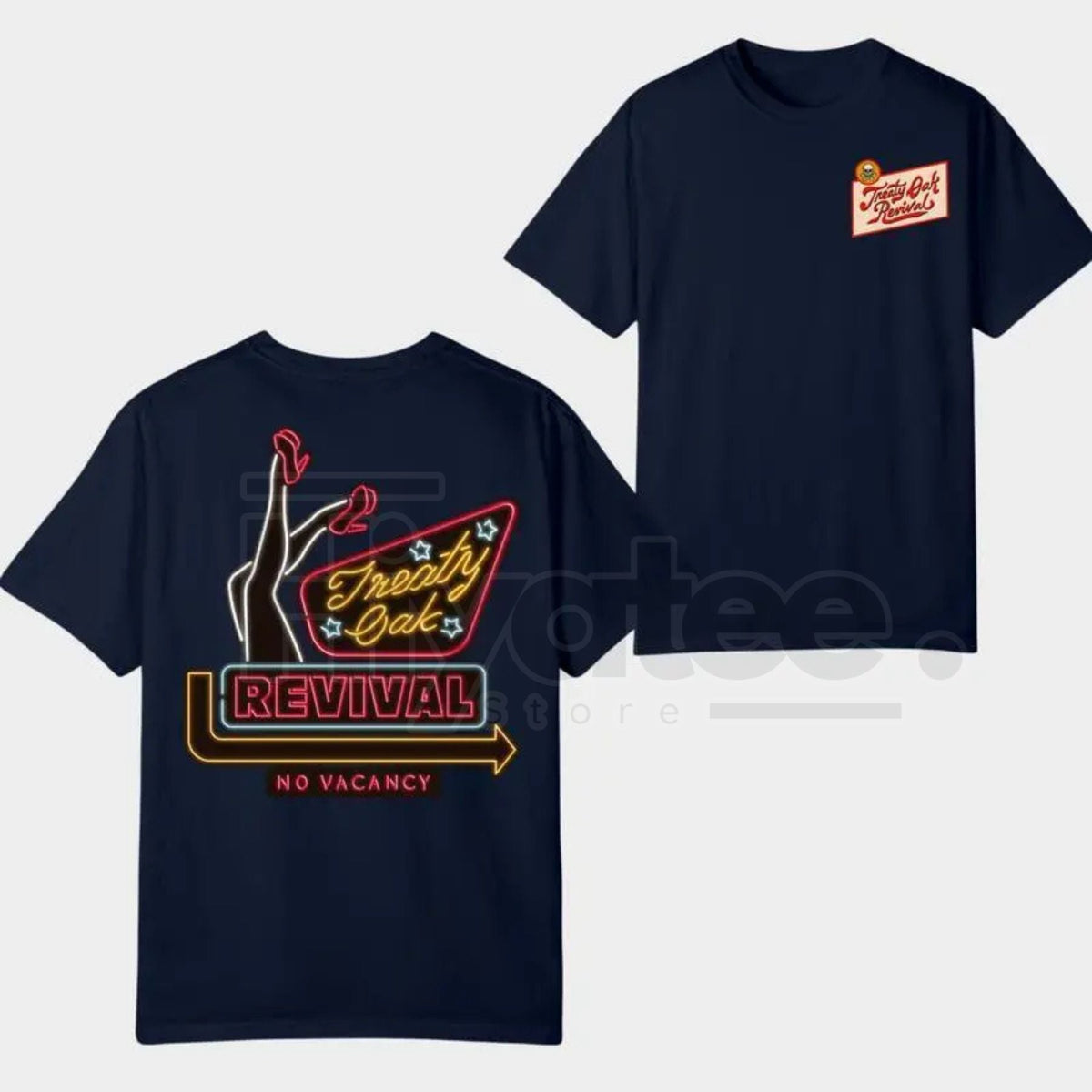 Treaty Oak Revival "No Vacancy" Classic T-Shirt – Vintage Southern Rock Band Tee