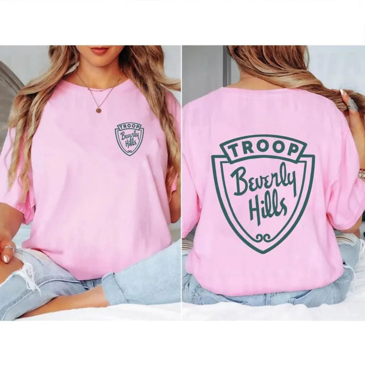 "Troop Beverly Hills" Movie Double Sided T-Shirt - Summer Vacation Gift, Womenswear Tee