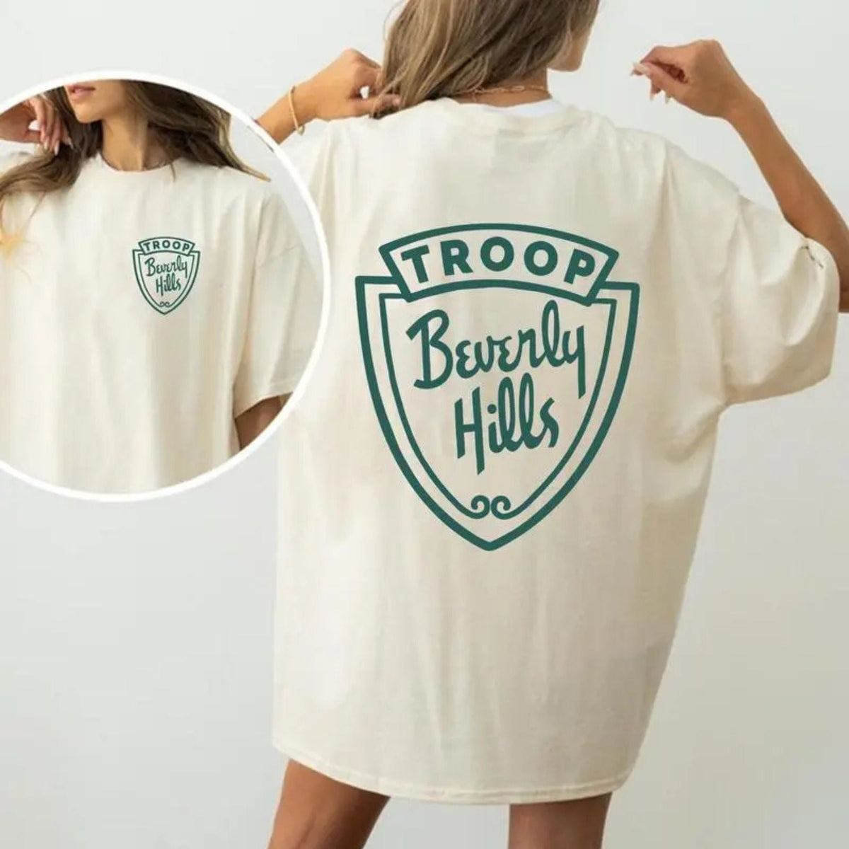 "Troop Beverly Hills" Movie Double Sided T-Shirt - Summer Vacation Gift, Womenswear Tee