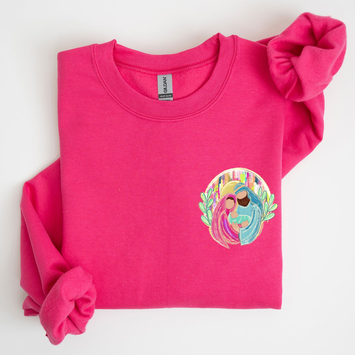 True Story Nativity Pocket Christmas Christian Faith Gospel Cozy Graphic Sweatshirt