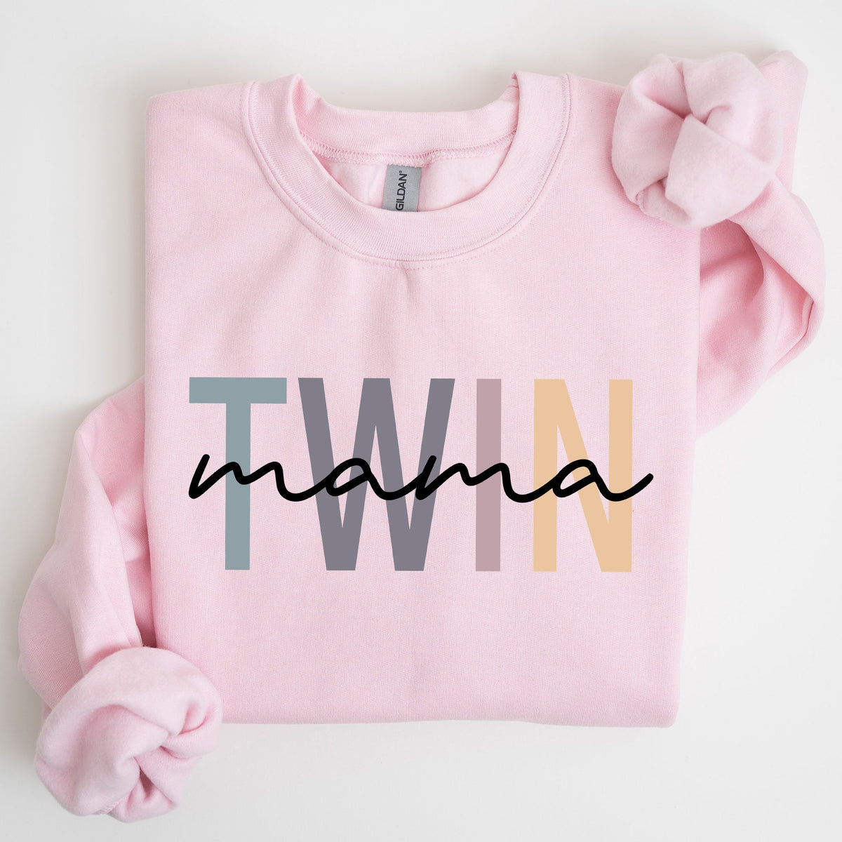 Twin Mama Mom Of Twins Motherhood Proud Forever Striving Everyday Joyful Comfort For Moms Sweatshirt