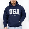 USA Stars Retro Patriotic America 4th Of July Heritage Edition Collectors Hoodie