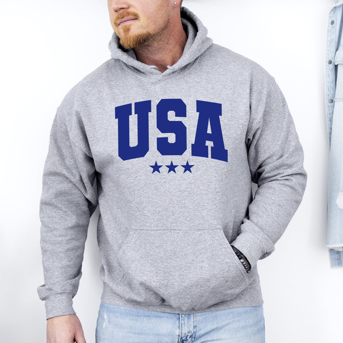 USA Stars Retro Patriotic America 4th Of July Heritage Edition Collectors Hoodie