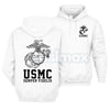 USMC Semper Fidelis Marine Corps Hoodie – Iconic Motto Pullover, Veteran & Active Duty Military Apparel, Unisex
