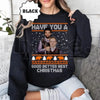 Ugly Christmas Sweater Caleb Williams & Ben Johnson: Chicago Football Sweatshirt