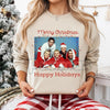 Ugly NSYNC Christmas Sweatshirt | 90s Boy Band Holiday Jumper | Retro NSYNC Merry Christmas Crewneck | Tacky Pop Star Xmas Gift