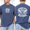 Under His Wings You Will Find Refuge Christian Gospel Verse Inspirational Hope Faith Family Comfort Colors Tee